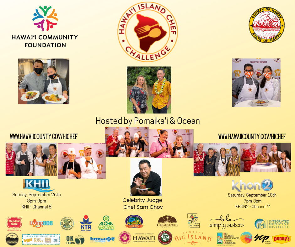 promo for Hi Island Chef Challenge poster