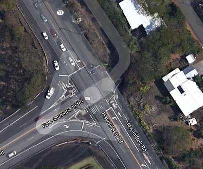 Map of Kuakini Hwy & Kamehameha III Rd. in Keauhou