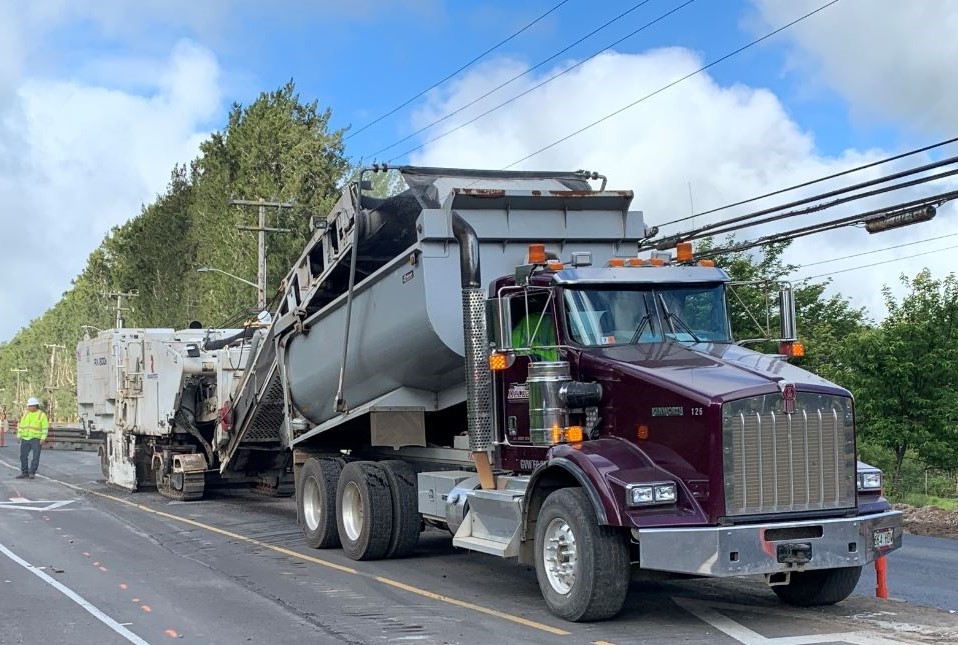 Mamalahoa Highway roadwork 8.20.2020