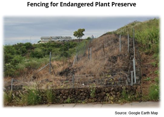 OHCD Fencing for Endangered Plant Preserve